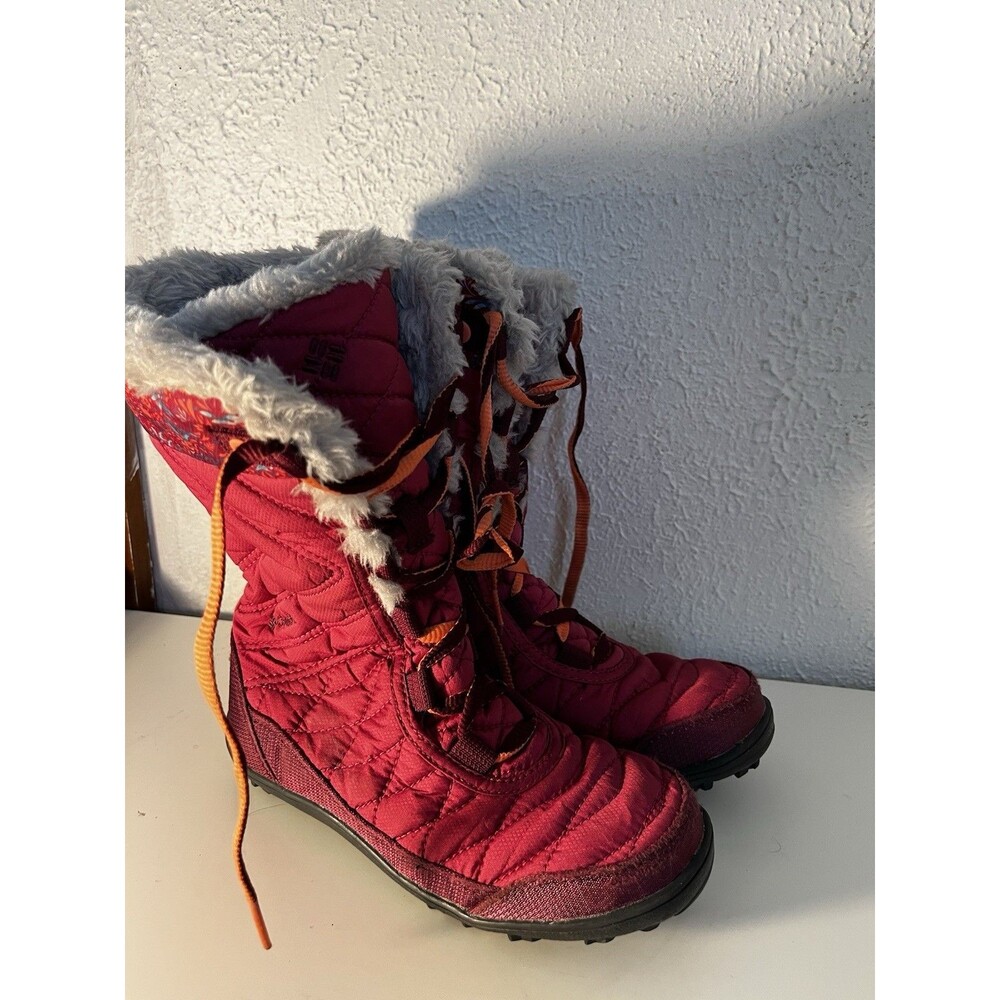 Columbia Women's Minx Mid II Omni-Heat Winter Boots Berry Pink - Size 3